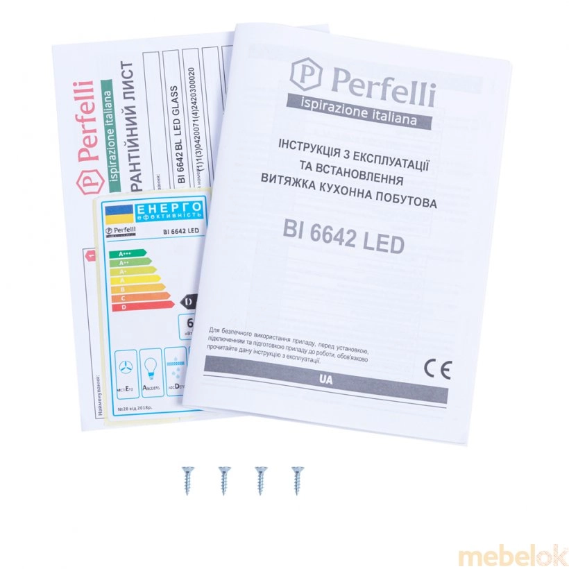Вытяжка Perfelli BI 6642 BL LED от фабрики Perfelli (Перфелли)