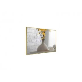 Дзеркало в алюмінієвій рамі Alum-gold hrom 50x70