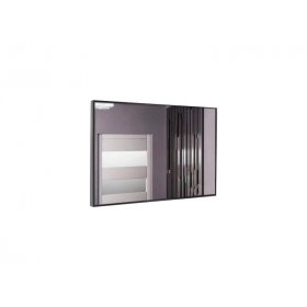 Зеркало черное в алюминиевой раме Alum-black 50x70