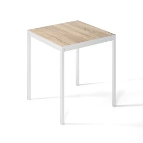 Обідній стіл Brevity Loft mini Дуб сонома/Білий метал