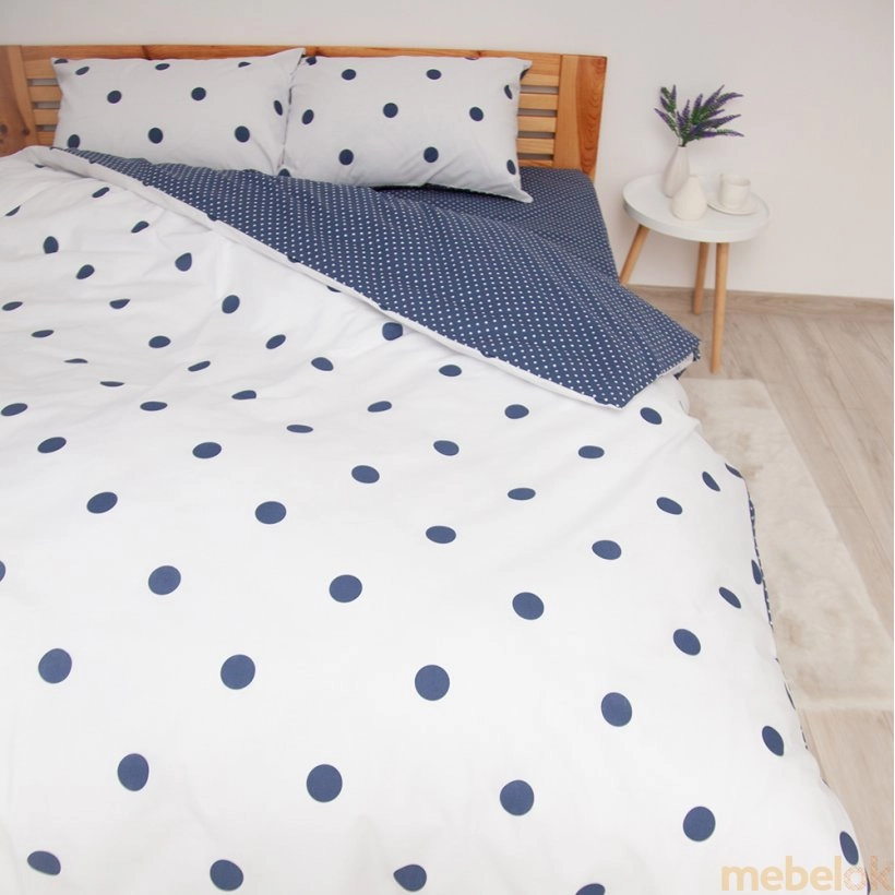 Комплект постельного белья Perfect Dots евро 70х70 с другого ракурса