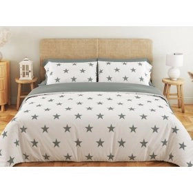 Комплект постельного белья Soft dreams Morning Star Grey семейный 70х70