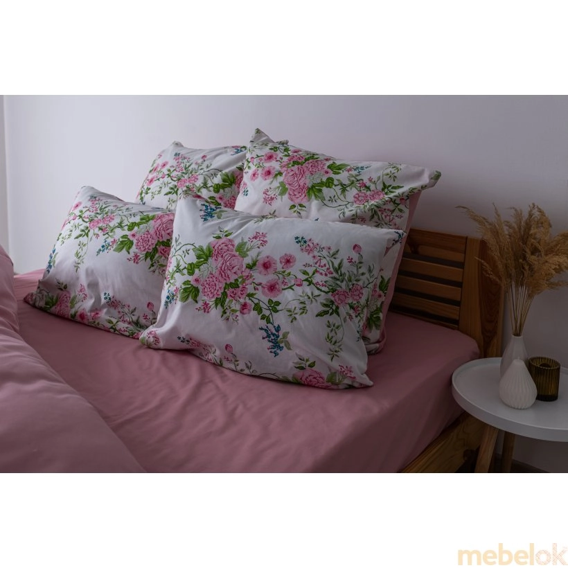 Комплект постільної білизни Soft dreams Floral Dream євро 70х70 з іншого ракурсу