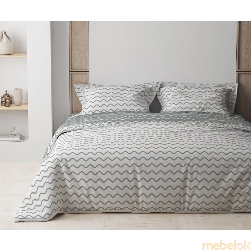 Комплект постельного белья Happy Sleep Pearl Dream-Grey семейный 50х70