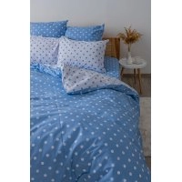 Комплект постельного белья Happy Sleep Light Blue Dots семейный 50х70