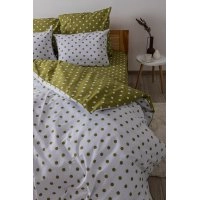Комплект постельного белья Happy Sleep Olive Dots полуторный 50х70