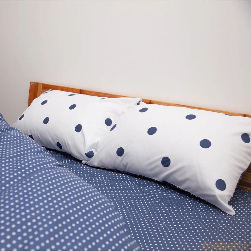 гарнитур постельного белья с видом в обстановке (Комплект постельного белья Perfect Dots евро 70х70)