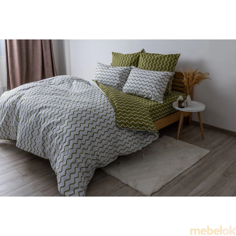 Комплект постельного белья Happy Sleep Olive Dream семейный 50х70 с другого ракурса