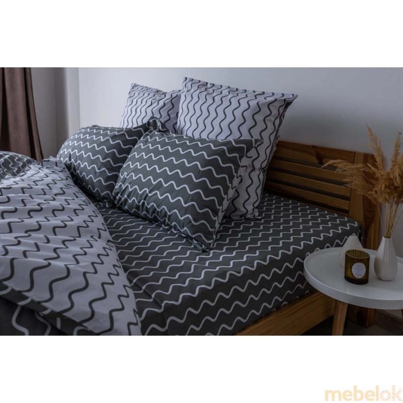 Комплект постельного белья Happy Sleep Pearl Dream-Grey евро 50х70 от фабрики ТЕП (TEP)