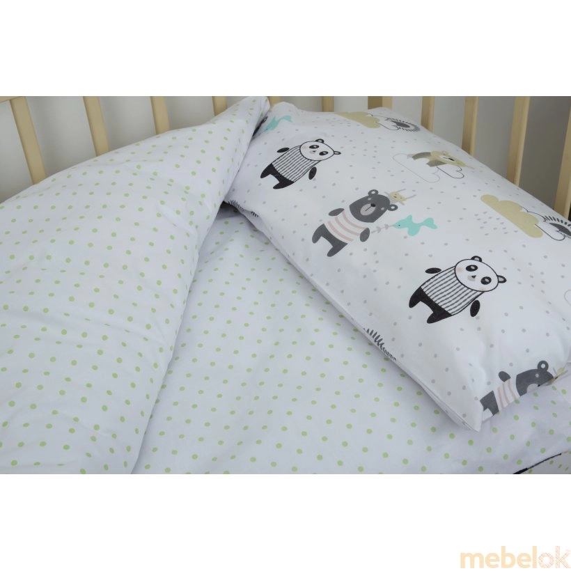 Комплект детского постельного белья 1-3 года Медвежонок с другого ракурса
