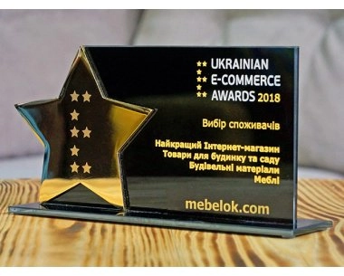 МебельОк – победитель конкурса Ukrainian E-Commerce Awards-2018