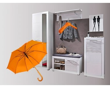 При купівлі передпокою Флеймс - парасольку і комплект вішалок МебельОК у подарунок!
