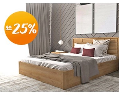 Скидка на деревянные кровати до -25%