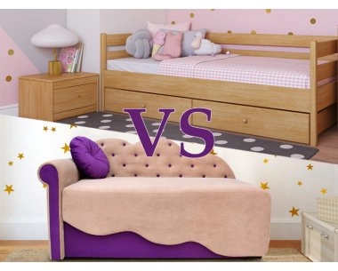 Що купити дитині для сну: диван vs ліжко?
