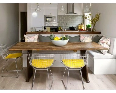 Кухонный уголок для маленькой кухни или диван для кухни-студии?