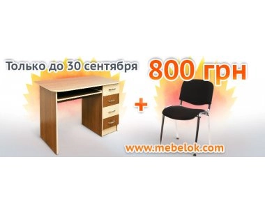 Стол и стул всего за 800 грн!