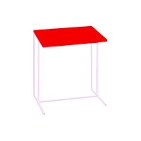 Стіл приставний для ноутбука Comfort A440 red/white