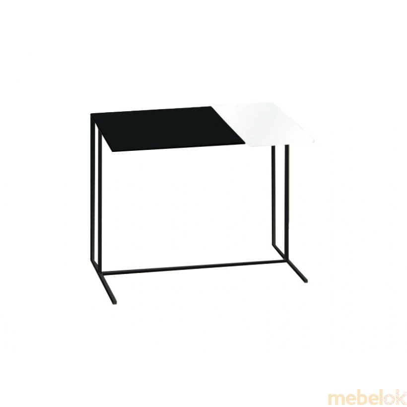 Стол приставной для ноутбука Comfort A600 black/white/black