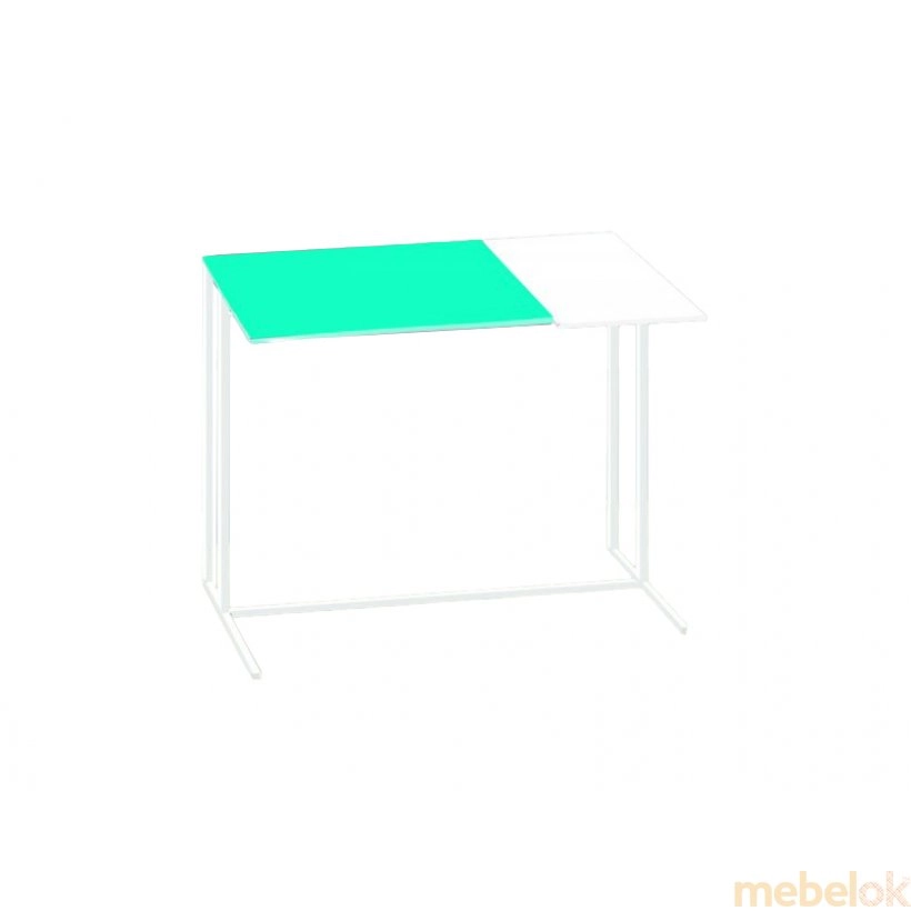Стол приставной для ноутбука Comfort A600 mint/white/white