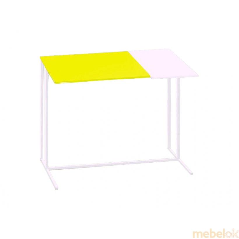 Стіл приставний для ноутбука Comfort A600 yellow/white/white