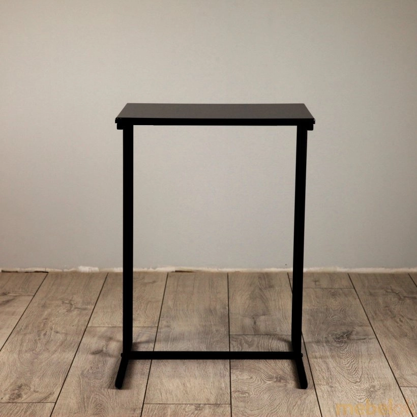 стол с видом в обстановке (Стол приставной для ноутбука Comfort A440 black/black)