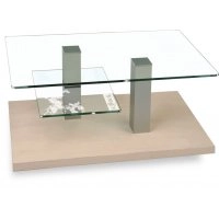 Скляний журнальний стіл Plato mini Lux Art