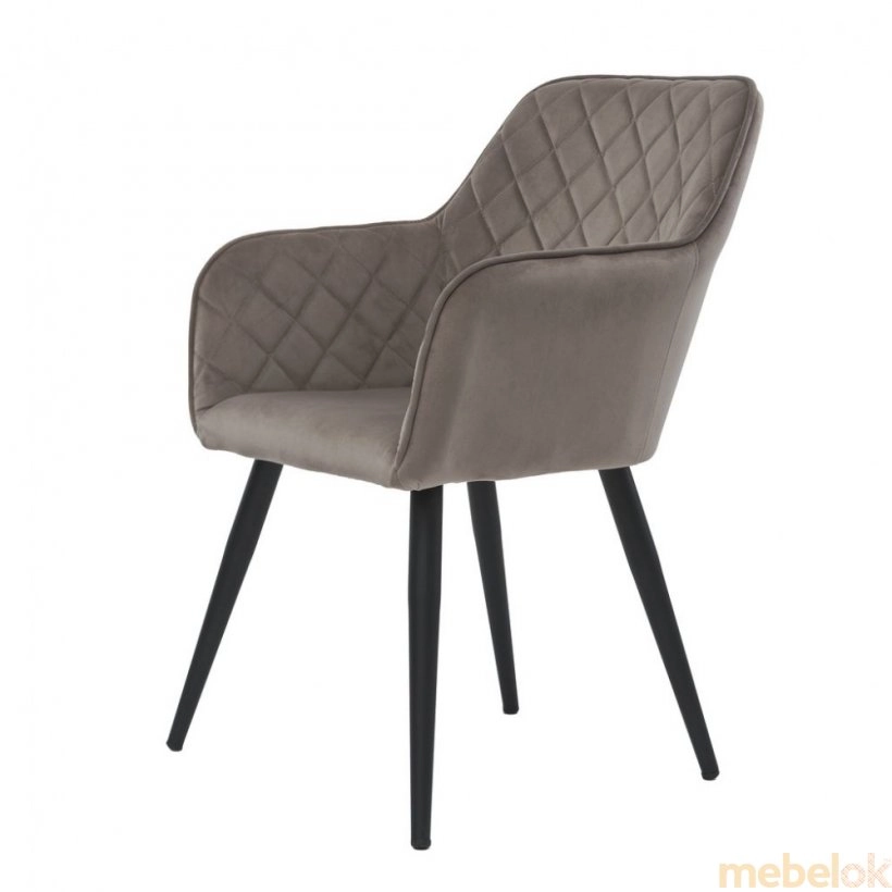 Кресло Antiba пудровый серый