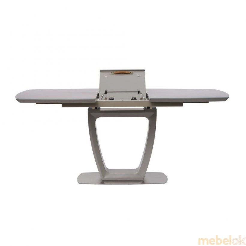 стол с видом в обстановке (Стол Ravenna Matt Grey 140х85 серый)