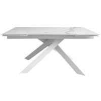 Розкладний стіл Gracio Carrara White