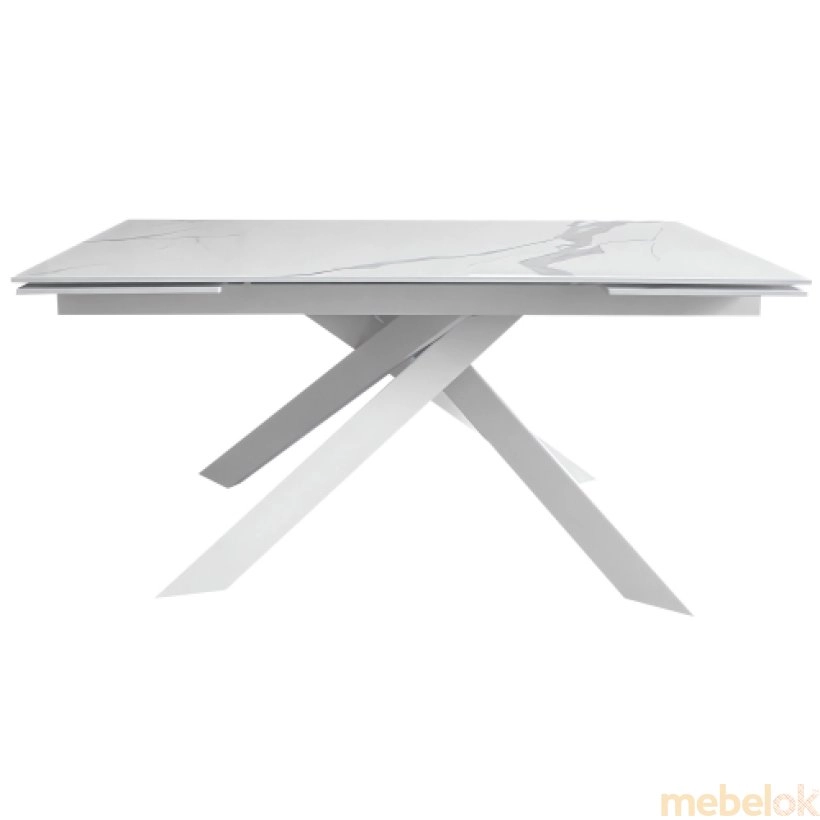 Розкладний стіл Gracio Carrara White