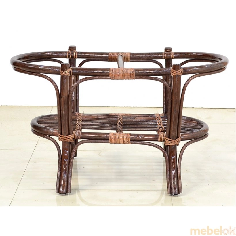 комплект Стол + Стулья с видом в обстановке (Комплект мебели Папасан (софа + 2 кресла и столик))