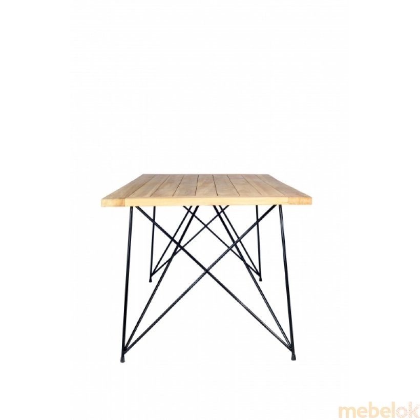 комплект стіл + стілець з виглядом в обстановці (Комплект обідній Ники на 6 персон)