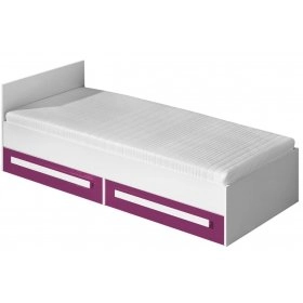 Ліжко GULIVER 11 90x200 рожевий глянець