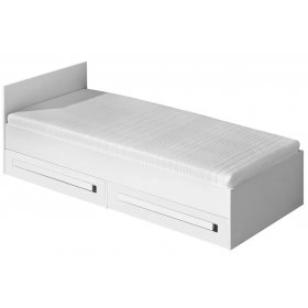 Кровать GULIVER 11 90x200 белый глянец