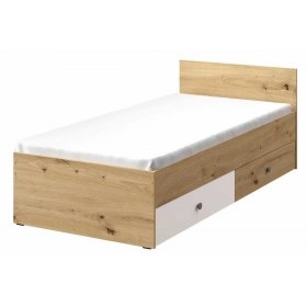 Ліжко NERO 14 90x200 сірий
