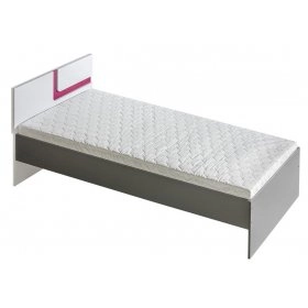 Кровать APETITO 12 90x200 с ящиком розовый