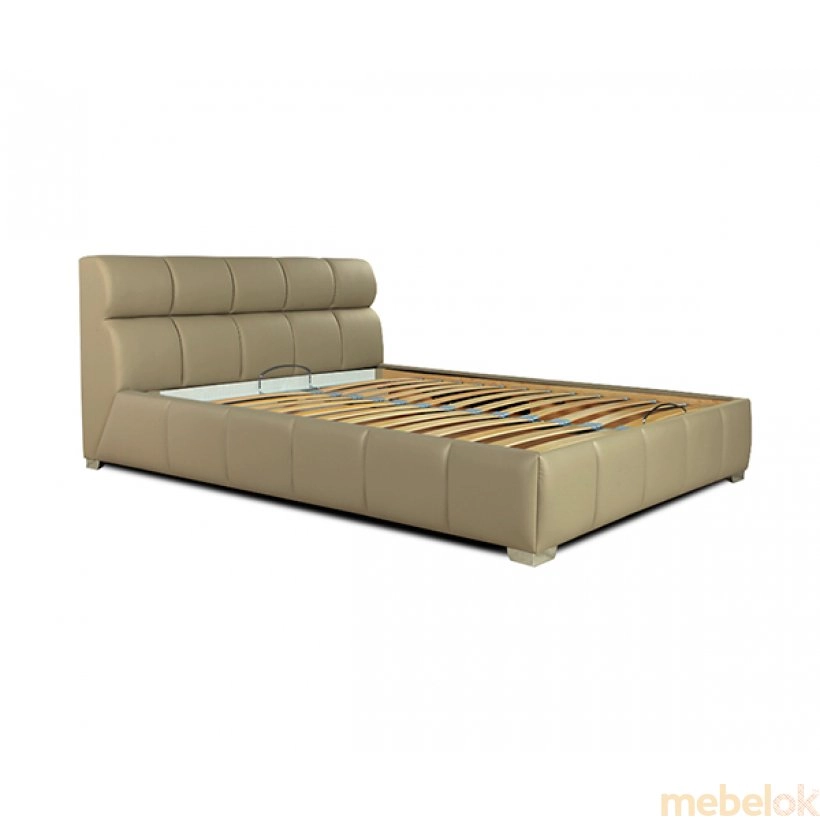 ліжко з виглядом в обстановці (Ліжко Мішель 140x200 з нішею для зберігання)