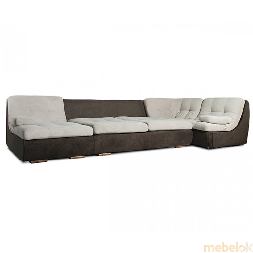 диван з виглядом в обстановці (Модульний диван Фрейя П-подібний)