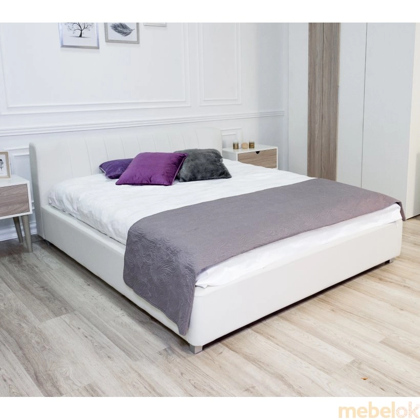 кровать с видом в обстановке (Кровать с подъемным механизмом Релакс 160х200)