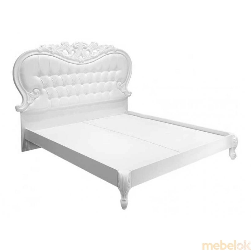 Кровать 180х200 Лючия белая от фабрики Embawood (Эмбавуд)