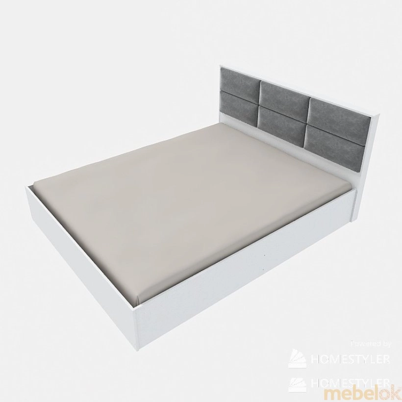Ліжко КЛ 1600 Лайт 160х200 з підйомним механізмом Німфея Альба