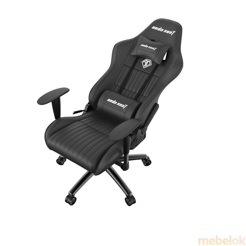 стілець з виглядом в обстановці (Ігрове крісло Jungle Black Size M)