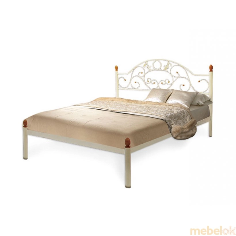 Ліжко з кованим узголів'ям Франческа 180х200