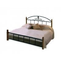 Ліжко Касандра на дерев'яних ніжках 160х190