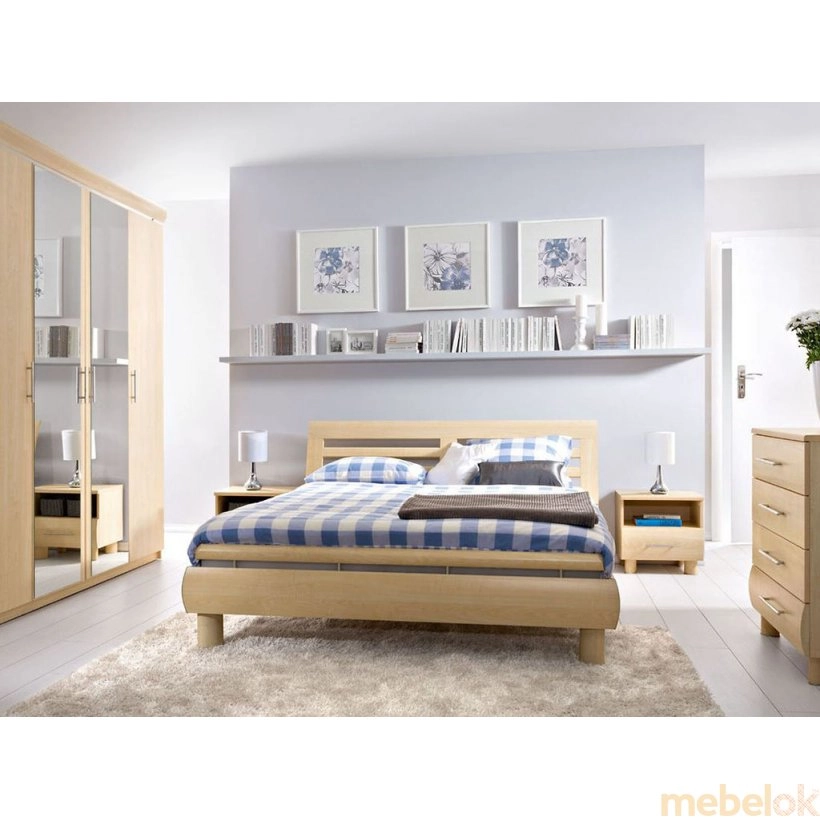 ліжко з виглядом в обстановці (Кровать 180 k Дрим)