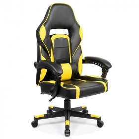 Геймерское кресло Parker без подставки для ног yellow