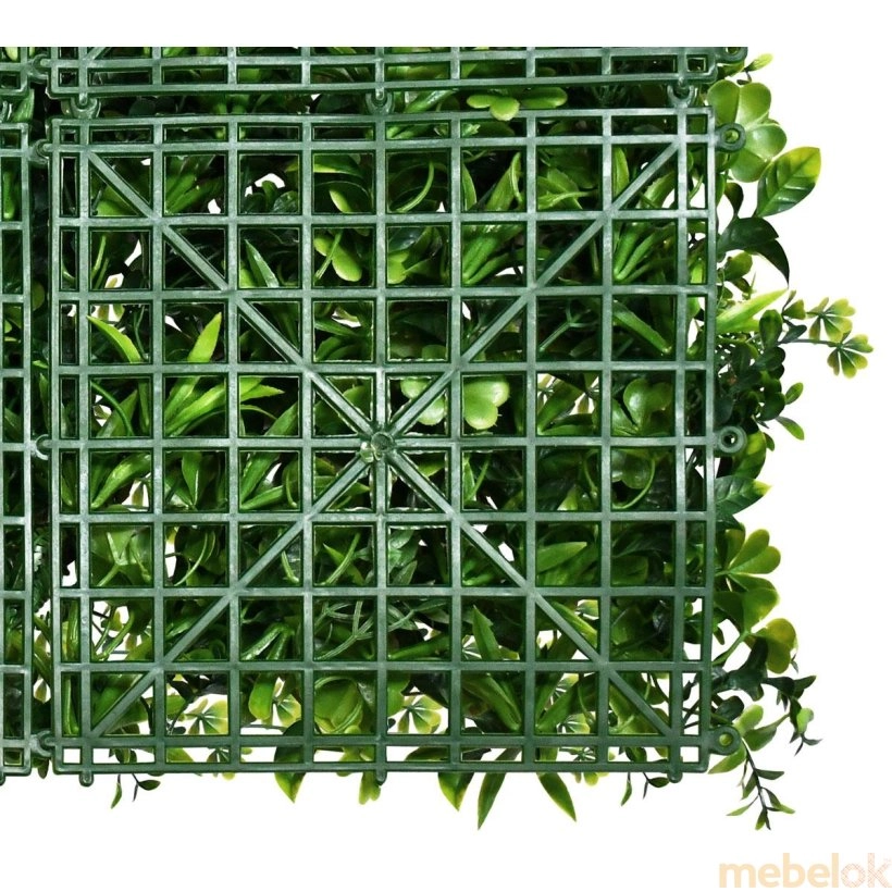 Декоративное зеленое покрытие Патио микс 50х50 с другого ракурса