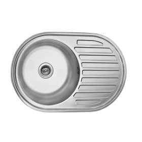 Кухонна мийка нержавіюча сталь із сифоном (LE-5003 DE)