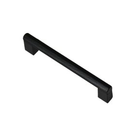 Мебельная ручка-рейлинг 96 мм матовый черный (S-3330-96 MBN)
