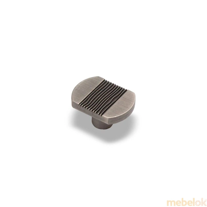 Мебельная ручка-кнопка атласное серебро (EL-7040 Oi)